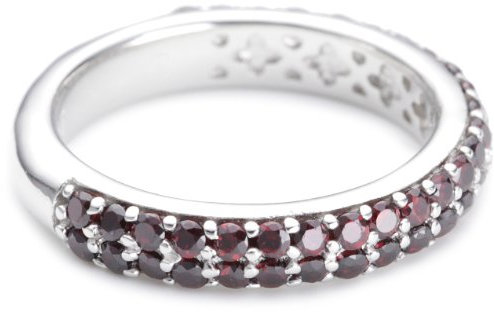 Esprit Damen-Ring elegance red 925 Sterlingsilber 54 Zirkonia rot Gr. 17 ESRG91667E170