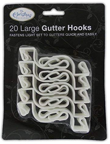 The Christmas Workshop Large Gutter Hooks (20 Pack)