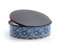 Domo Push Pan - Molde de Aluminio para Tarta con Base extraíble y diámetro de 23 cm, 24,5 x 24,5 x 7,6 cm, Color Azul