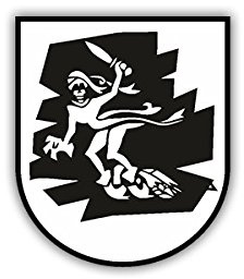 Aufkleber/Sticker 3.PzBtl 64 Wappen Abzeichen BW Panzerbataillon 7x5cm A1235
