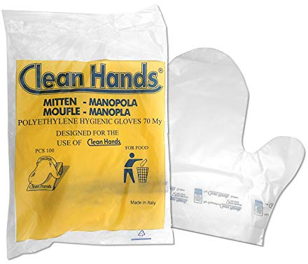 CLEAN HANDS GUANTI IGIENICI 100PZ - GUANTI DI RICAMBIO PER KIT CLEAN HANDS