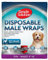 simple solution solutionSolution 11540-12p Einweg Windel für Rüden Spielzeug mit Feuchtigkeitsanzeiger 12er Pack, extra small