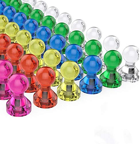 30 Stück Push Pin Magnete Kühlschrankmagnet Extra stark für Kühlschrank Dry Erase Board Magnetisches Whiteboard