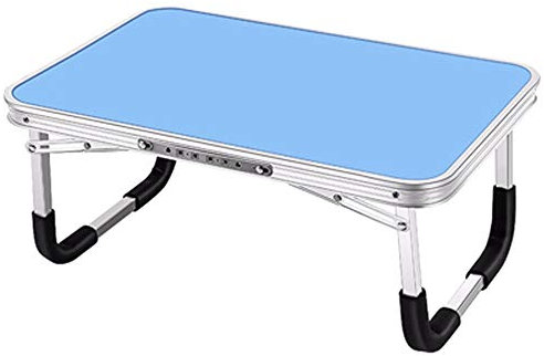 Folding table Home Faltbare tragbare Schreibtisch Schlafsaal Artefakt obere Koje fauler Tisch abnehmbare einfache kleine Tisch Multifunktionsschreibtisch alle Aluminium Vierkantbogen Beine