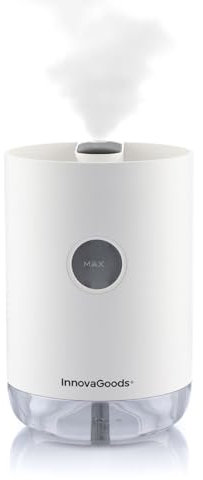 InnovaGoods - Humidificador Ultrasónico Recargable Vaupure