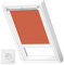 VELUX Original Solar-Verdunkelungsrollo Weiße Seitenschienen, S06, 606, 4, Orange