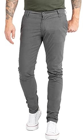 Indumentum Chino Hose Herren Slim Fit Stoffhose Businesshose IS-305 | Schmal geschnittene Chinohose, Businesspants für Office und Beruf, geeignet für Alltag und Freizeit