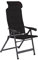 Crespo Gartenstuhl AP 240 Air Deluxe Compact Camping Liege Stuhl Klappstuhl Alu schwarz