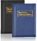 240 Seiten Taschen Münzsammlung Münzalbum, Leder Alben Sammelalbum, Münzalbum, Taschenalbum, Münz-Sammelalbum für Münzen Album Buch Souvenir Münzsammlung (Dunkelblau + Schwarz)