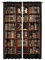 Vintage Bücherregal Verdunkelungsvorhang, Bibliothek, Vintage, altes Bücherregal, Fenstervorhänge für Kinder, Jungen, Mädchen, Wohnzimmer, Schlafzimmer, Dekoration, Vorhang, vertikal, 132,1 x 213,4 cm