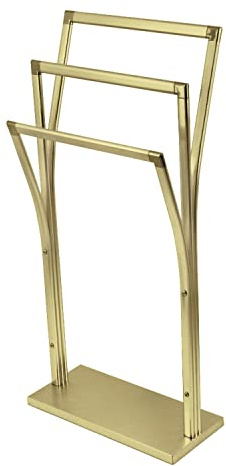 Kingston Brass SCC3307 Edenscape Handtuchhalter, freistehend, Messing gebürstet