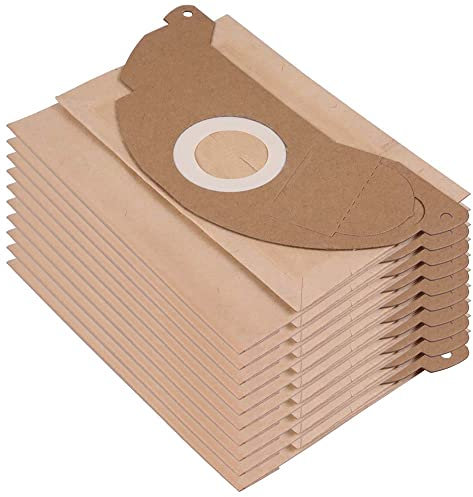 PRIMEBAG - 10 Staubsaugerbeutel passend für Kärcher 6.904-322.0 - MV2 WD2 A2003 A2004 WD2.200 WD2.210 WD2.240 WD2.250 - Bestleistung beim Saugen
