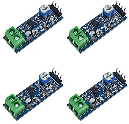 RAKSTORE 4pcs LM386 Audio Power Amplifier Module 200 Times Gain Amplifier Board Mono Power Amplifier 5V-12V Input