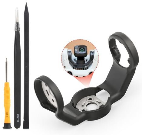 HBIHGHHONG Gimbal Roll Arm Lower Bracket for DJI Mini 3 Pro - R-axis Roll Lower Bracket Mount Accessories Parts with Repair Tools