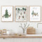 3er Premium Poster Set Weihnachten Winter Wandbilder Kunst Leinwandbilder, Ohne Rahmen Bilder Wanddeko Bild für Wohnzimmer Schlafzimmer Weihnachten Decor (50x70cm)