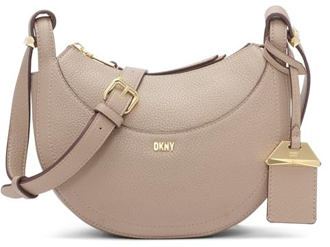 DKNY Women's Crescent Bag Crossbody, Toffee