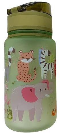 Puckator - Botella Irrompible para Niños 350 ml - Animales - Zooniverse