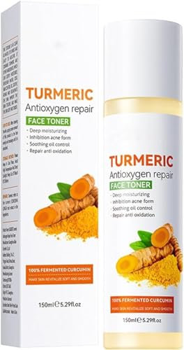 Turmeric Skincare Set, Turmeric Anti Oxidation Face Serum, Turmeric Dark Spot Corrector Serum for Reduces Fine Lines and Dark Spots (Toner)
