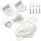 Roller Blind Repair Kit 32mm Fittings White Accessories Spares Replacement Brackets With Beaded Chain for Curtain Rods