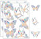 RDNKVB 16 Pezzi Adesivi per Finestre Anticollisione Regenbogen Prismatica Suncatcher Vetro Sticker Folie