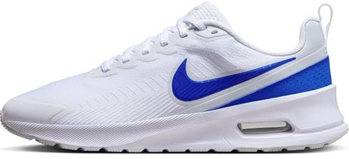 Nike Air Max Nuaxis Herren Schuh, White/Racer Blue-Black-White, 42.5 EU