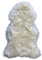Tenhofen Premium Lammfell Teppich Schlafzimmer & Bettvorleger - Lammfell Echt Fell Teppich aus öko. Gerbung - Dekofell Fellteppich (Weiß, XL: 120-130 cm)