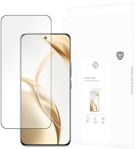 Cazy Protection d’Écran compatible avec Honor 200 - Protection d’Écran en Verre Trempé Full Cover