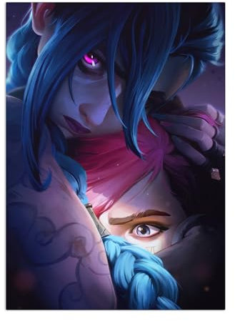 Displate Arcane Metallposter - League of Legends Deko Bilder Merch - Season 2 Poster 32x45cm