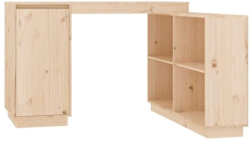 Schreibtisch 110x50x75 cm Massivholz Kiefer,jiangboyue-814504