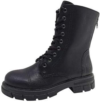 Rieker Damen Stiefelette Leder erweiterbar Reißverschluss rutschfest Z9107
