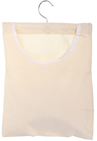 Alipis Hanging Clothespin Storage Bag Hook Portable Clothes Peg Container Khaki Laundry Organizer for Outdoor Use