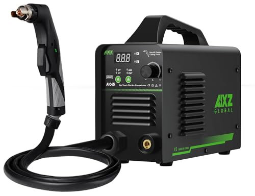 Plasmaschneider-Set Plasmaschneider, berührungslos, ARC AIC45, 45 Ampere, DC-Luft-Plasmaschneidemaschine, digitaler Plasmaschneider, sauberer Schnitt, 16 mm