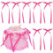 Yoolhamy Schwarze Schleifen für Tortenaufsätze, Schleifen-Dekorationen für Babyparty, Geburtstag, Hochzeit, Jahrestag, Rosa, Rot, Blau, Rose, Braun, Schleife für Geschenkverpackungen,