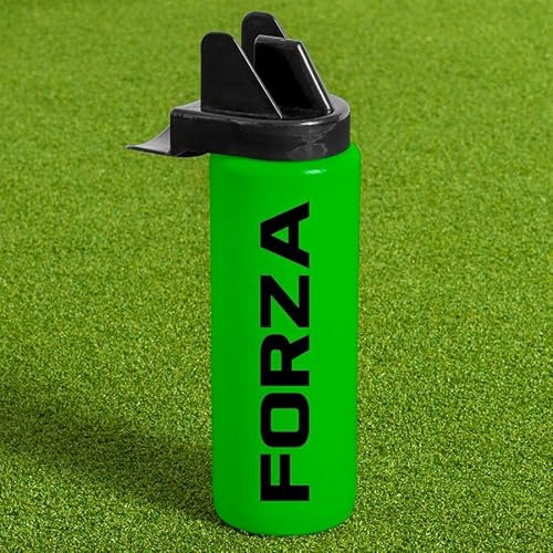 FORZA 1L Team Hygiene Water Bottles | BPA Free Sports Water Bottles with Contactless Nozzle - Ideal for Sports Teams (Green, Pack of 1)