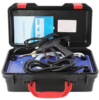 soudesileim Pulitore a vapore da 3000 W, pressione del vapore, 2 – 3,5 bar, design senza serbatoio, dispositivo di pulizia a vapore con tubo di ingresso da 1,2 m e tubo del vapore da 2,8 m, per