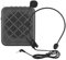 Matybobe Amplificateur de Voix Portable, Mégaphone, Système de Sonorisation avec Casque Filaire, Microphone, Entrée Auxiliaire MP3, Amplificateur pour Enseignant, Guide Touristique, (Noir)