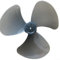 Lama di ricambio per ventola, 40,6 cm, in plastica, 3 foglie, silenziosa, per ventilatore da tavolo con piedistallo (grigio)