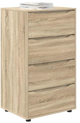 vidaXL Stauraumschränke 60 x 48 x 105 cm Holzwerkstoff Sonoma-Eiche