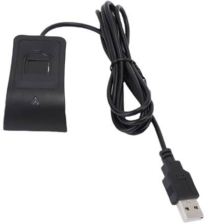 ZASCHMOY USB Fingerprint Reader - 360° Biometric Scanner for 10 & 11, Plug and Play with Enhanced Security Features and Multi-User Capability