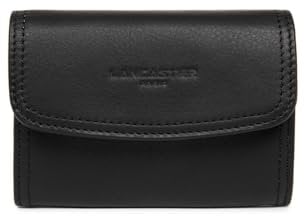 Lancaster | Soft Vintage Nova - Portefeuille Cuir de Vachette Pleine Fleur Noir