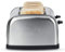 H.Koenig TOS14 Grille Pain Toaster 4 Tranches Fentes larges Inox vintage, 6 Niveaux de brunissage, Décongélation, Rapide et uniforme, Pain et Viennoiserie, Nettoyage facile, 1500 W