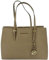 Michael Kors Jet Set Travel Large EW Tote Leather Dark Khakhi