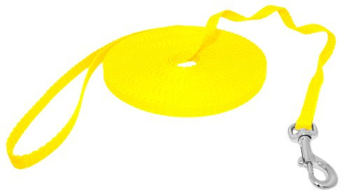 Hunde Design Mini Schleppleine Gelb 40m