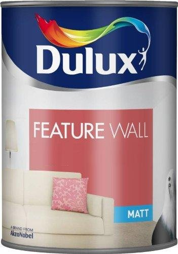 Dulux Feature Wall Matt Emulsion Paint Redcurrant Glory 2.5L