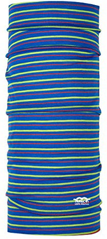 P.A.C. Kids Merino Wool Stripes Mix Multifunktionstuch - Merinowoll Schlauchtuch, Halstuch, Schal, Kopftuch, Unisex