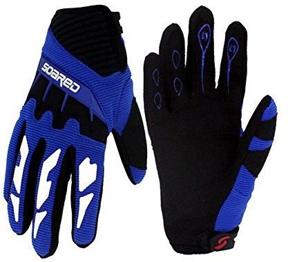 Gtopart - Guantes transpirables para niño, 50 g, para ciclismo o patines, color azul, tamaño medium