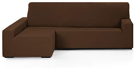 Martina Home - Emilia - Elastischer Bezug für Loungesessel - Langer linker Arm (Vorderansicht) - Braun