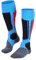 FALKE Damen Skisocken SK1 Comfort W Kh Wolle Funktionsmaterial warm dick 1 Paar, Blau Blue Note 6545, 41-42