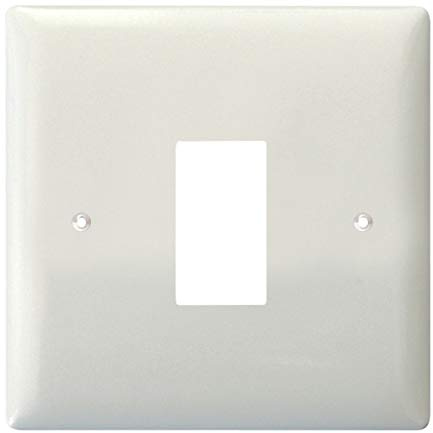 Varilight XOPGY1 PowerGrid Polar White 1 Gang Grid Plate (Single Plate)
