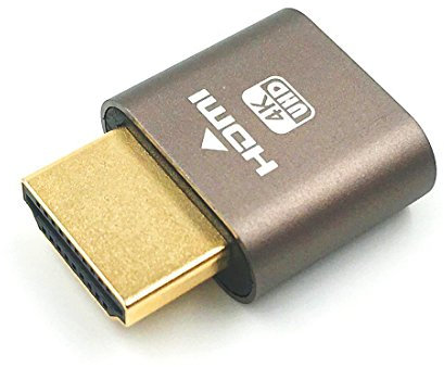 Digitalkey Dummy Plug HDMI 4K Emulator Bildschirm für Fernsteuerung PC 4K bis 3840 x 2160 @ 60Hz. Windows Teamviewer oder andere (3 Stück)
